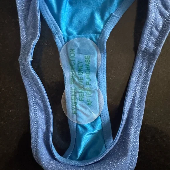 NWT Triangl Micra Bikini Marina sparkle w/duffle bag - Picture 4 of 4